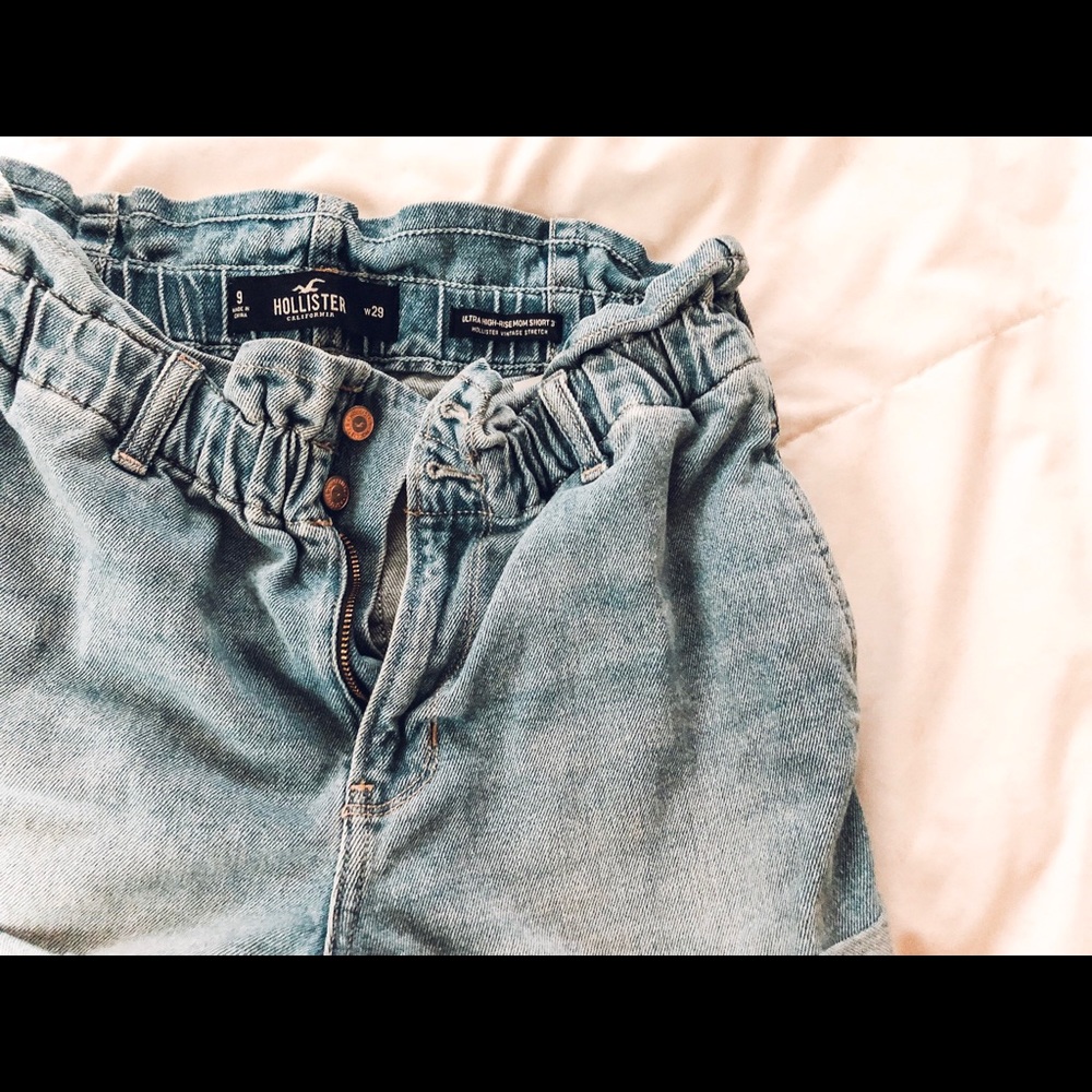 High Waisted Hollister Mom Shorts